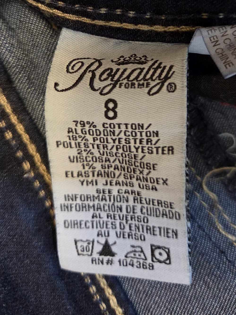 Women's Skinny Jeans in Deep Indigo - Picture 6 of 14